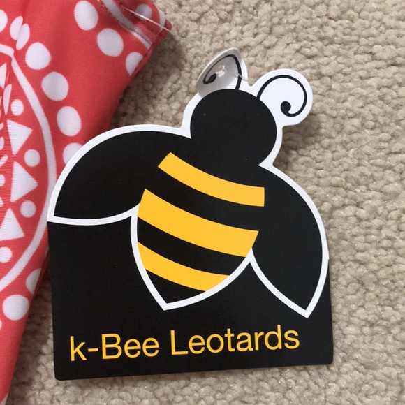 Mandala coral flip flop leotard - Picture 4 of 4